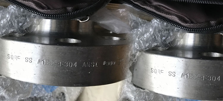 ASTM A182 F304不锈钢法兰